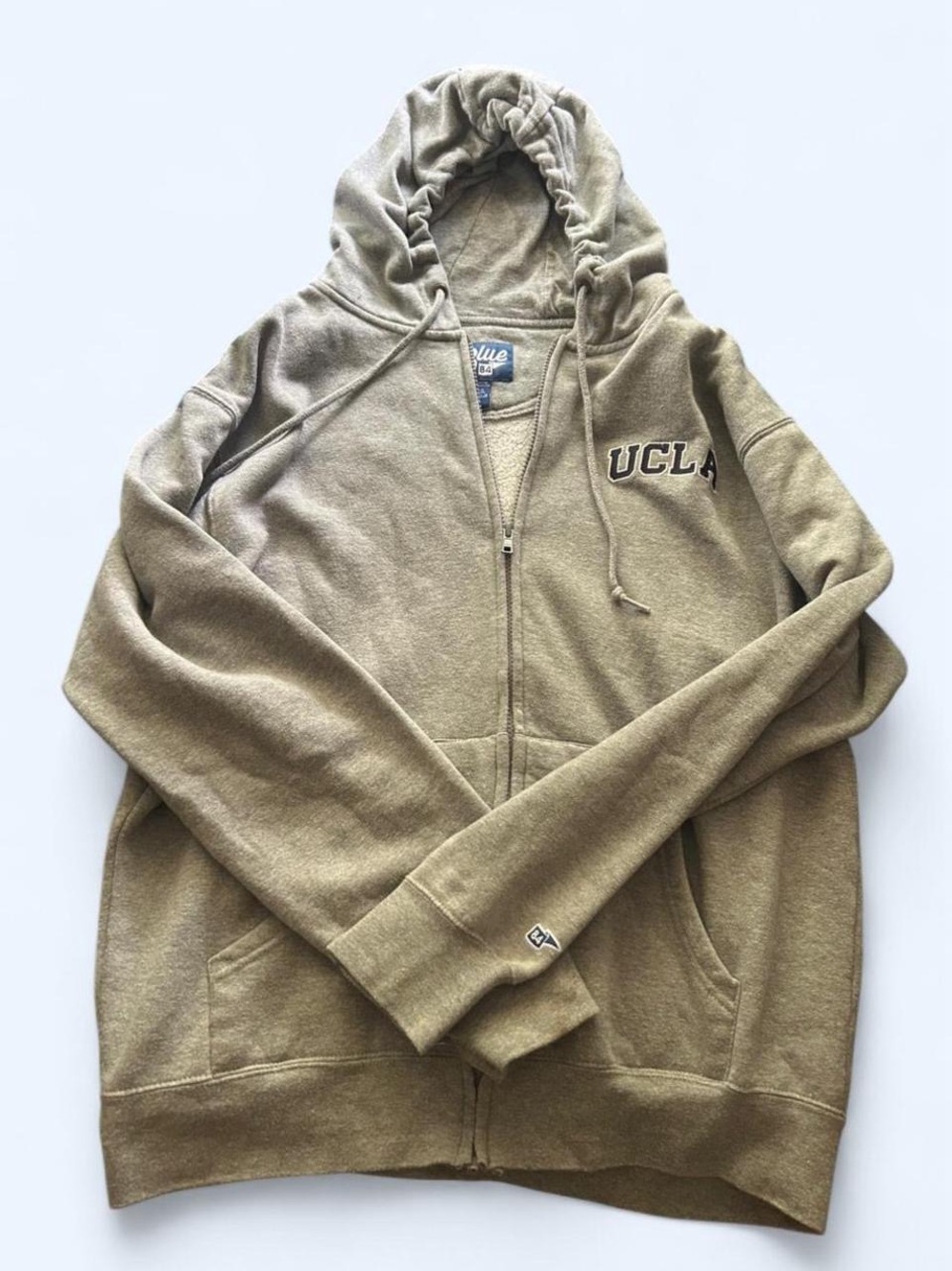 Blue 84 grey UCLA Zip-Front Hoodie Jacket